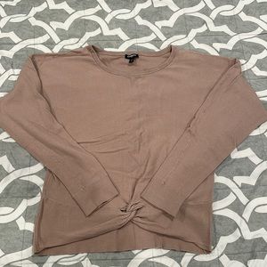 Express Mauve Sweater, Size M, Style Knot in Front